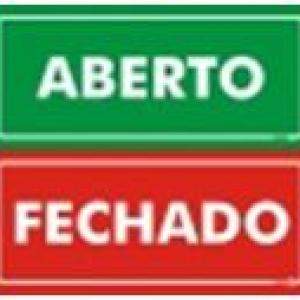 Aberto Fechado (Frente e Verso) - PS-507FV